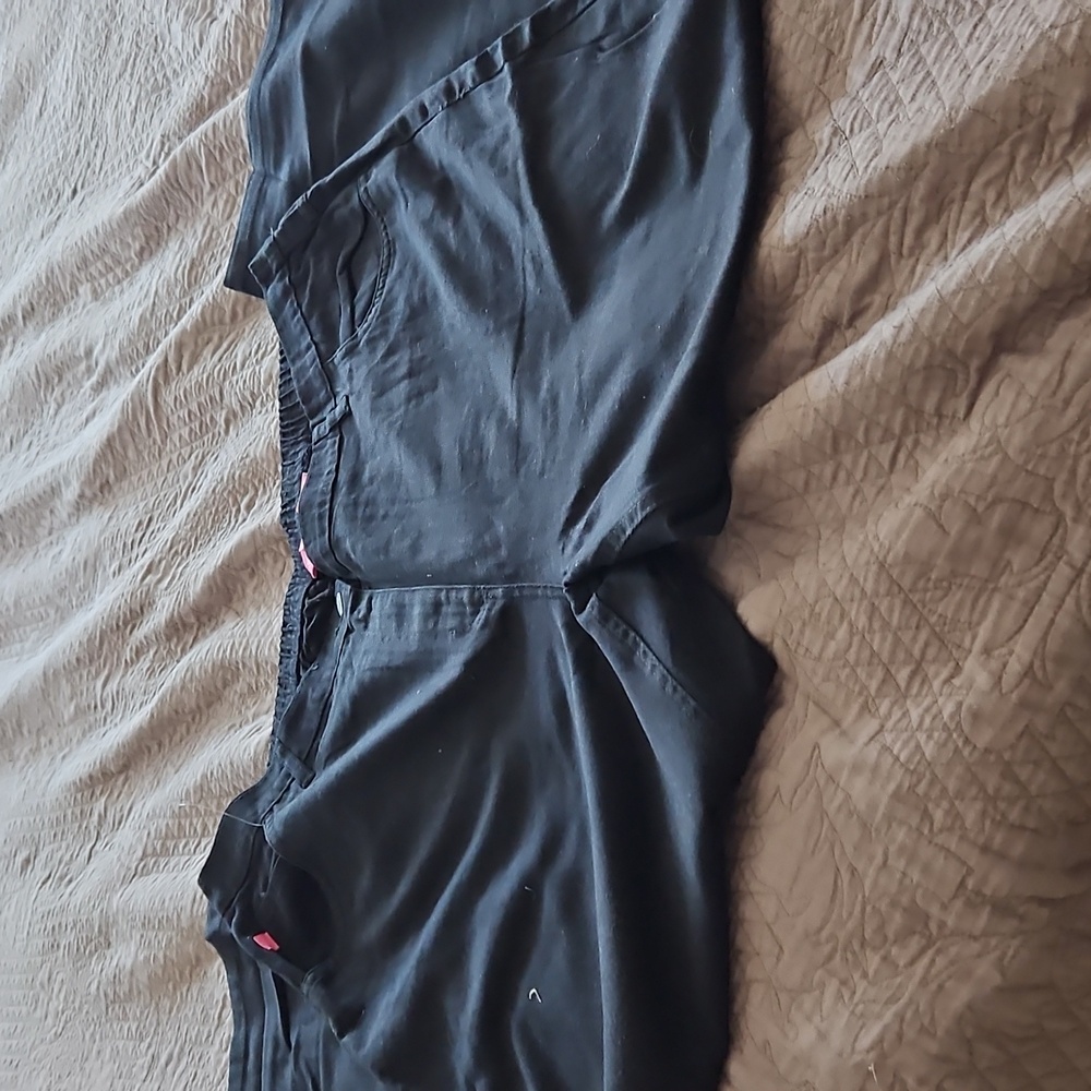 Woman Within, Classic Fit Black Pants Size 24W, Elastic Back Waist